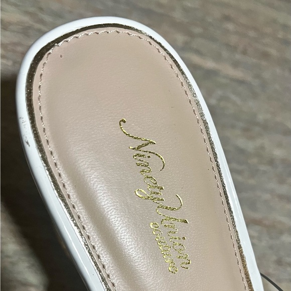 Ninety Union Couture Vegas clear multicolored studded open toes heels - Picture 9 of 16